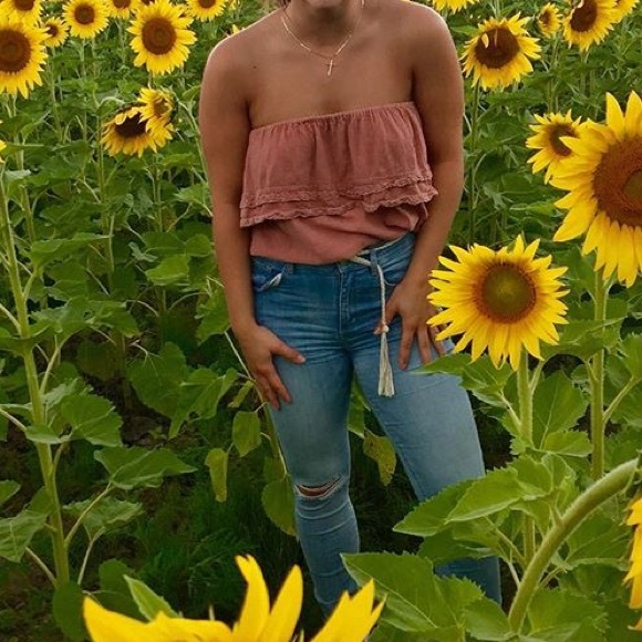 ruffled tube top - Picture 1 of 3